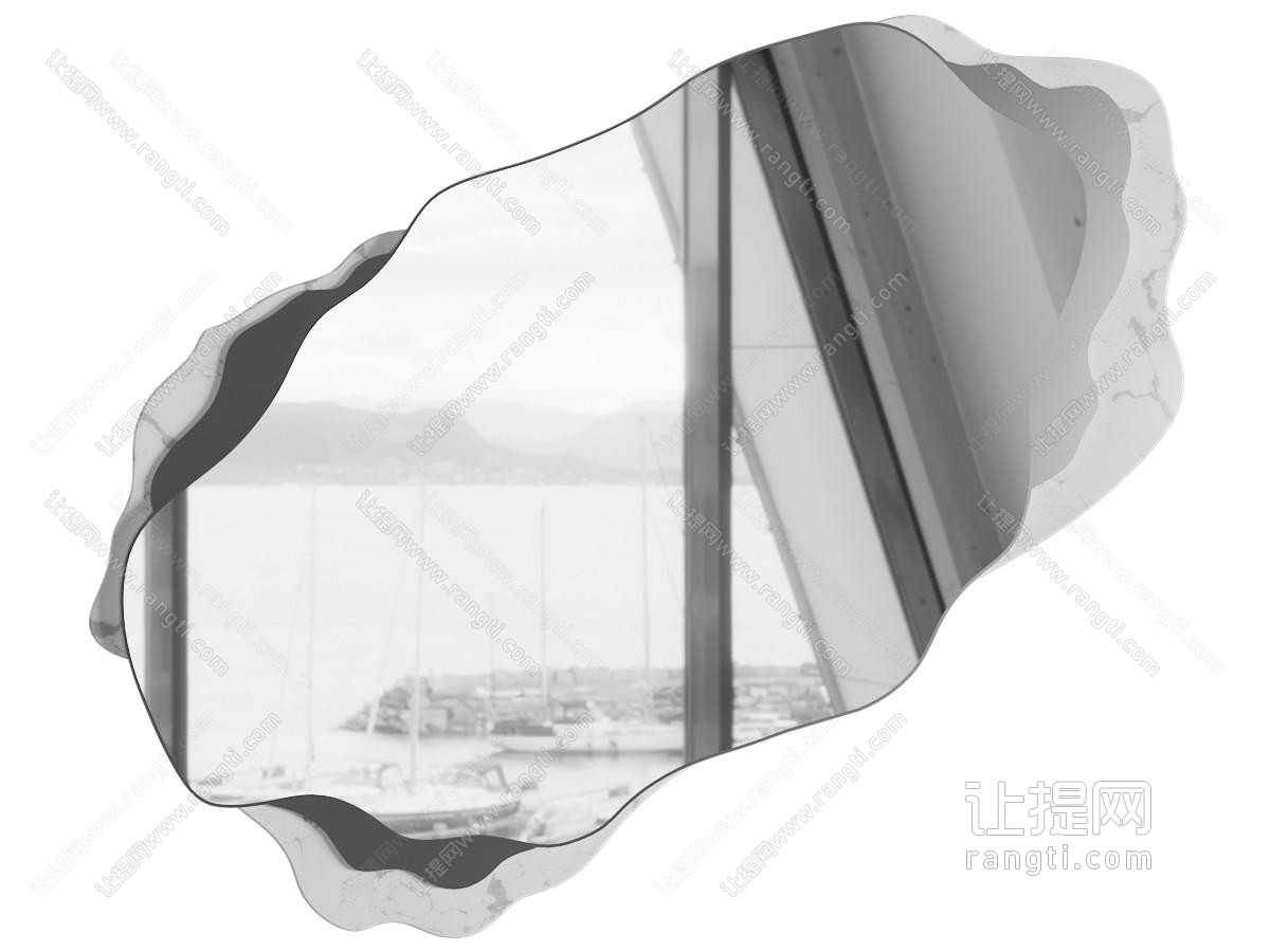 现代异形装饰镜子