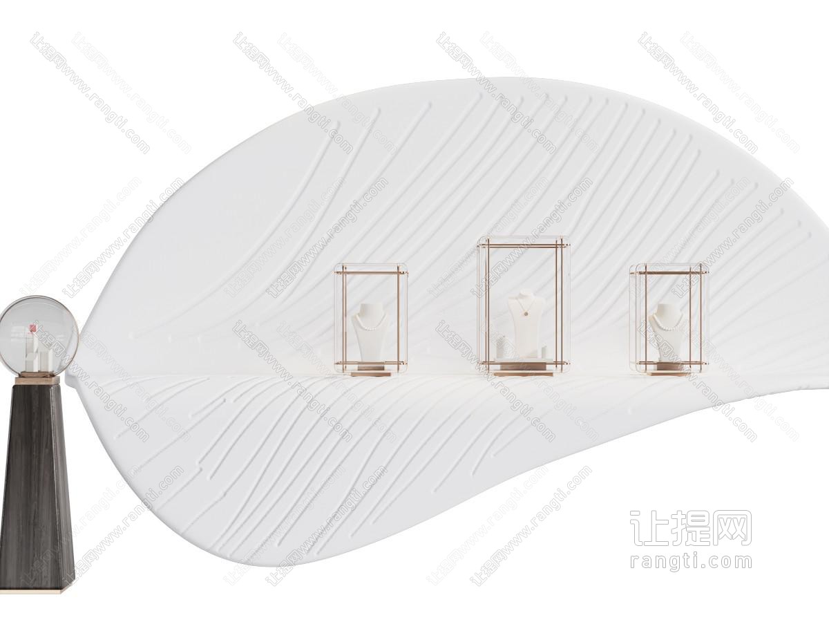 现代珠宝首饰展台 摆台