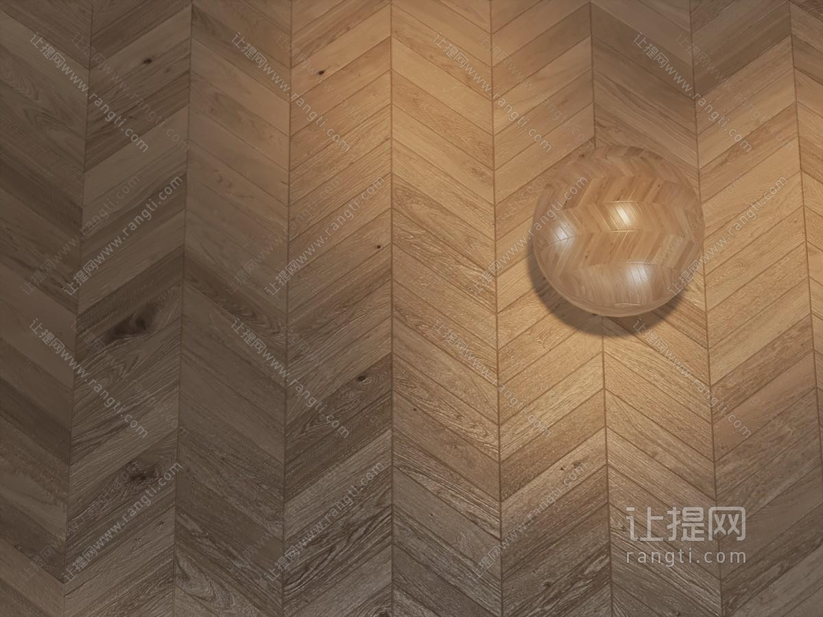 现代鱼骨纹拼接实木地板