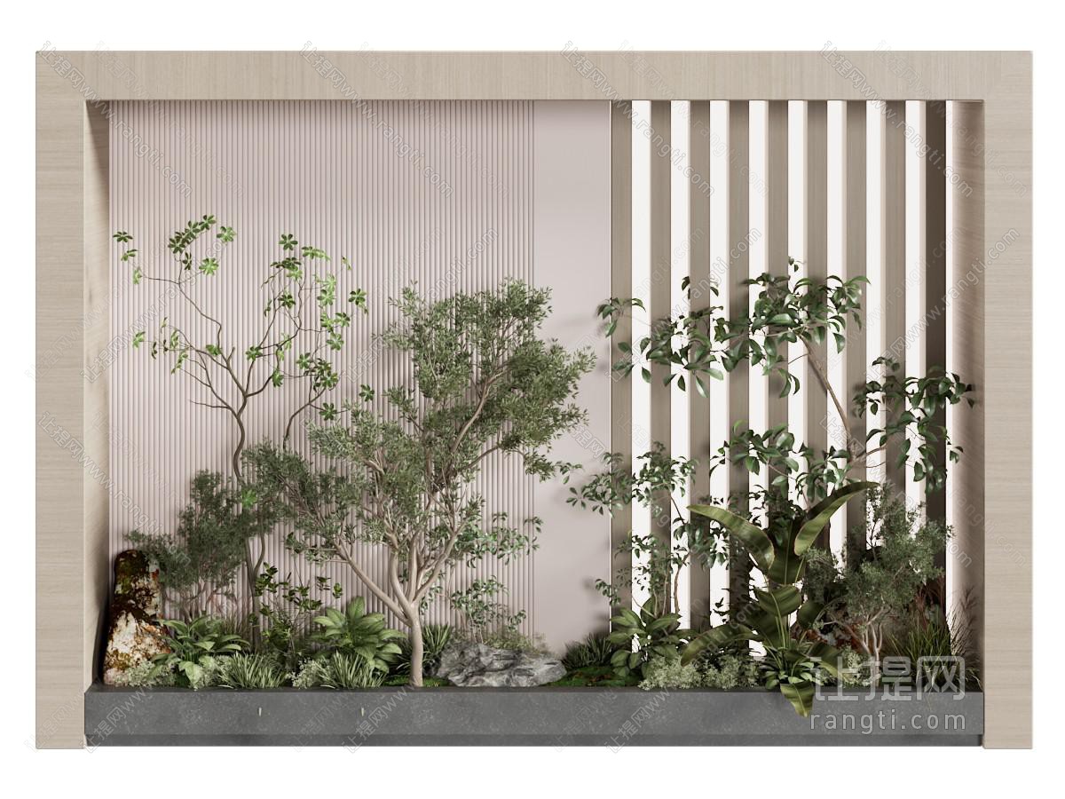 现代室内花草植物景观园艺小品