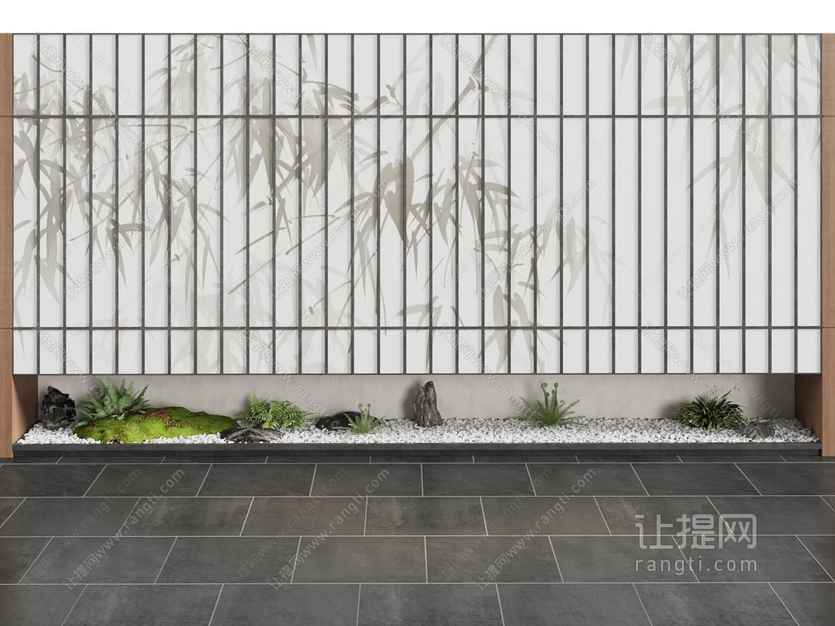 新中式室内景观园艺小品