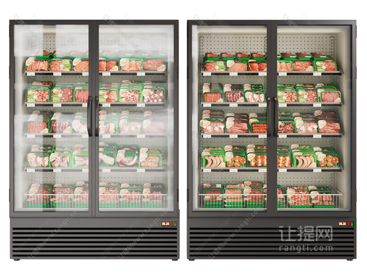 现代生鲜肉类冰箱 保鲜柜 展柜