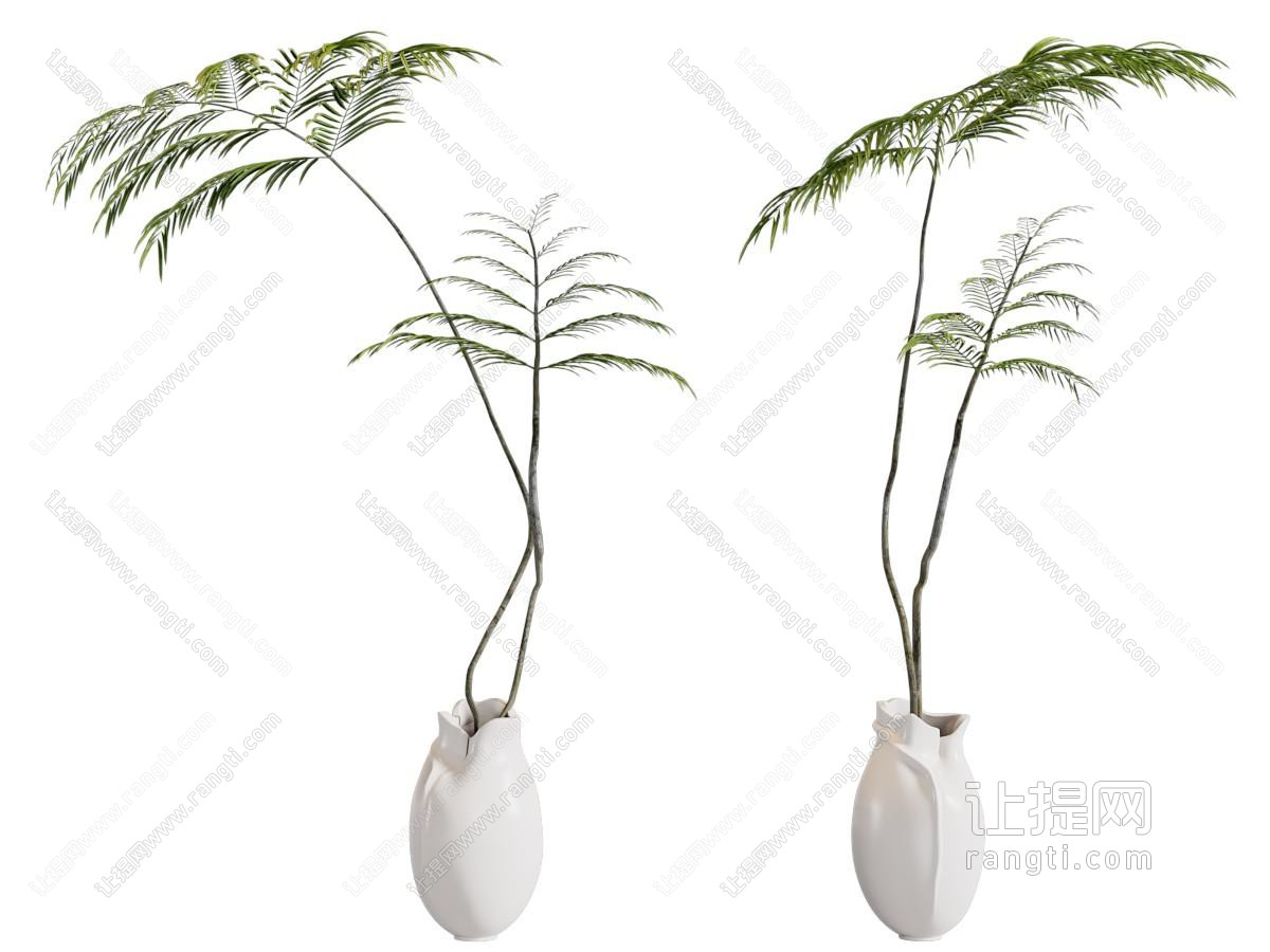 现代陶瓷花瓶花卉