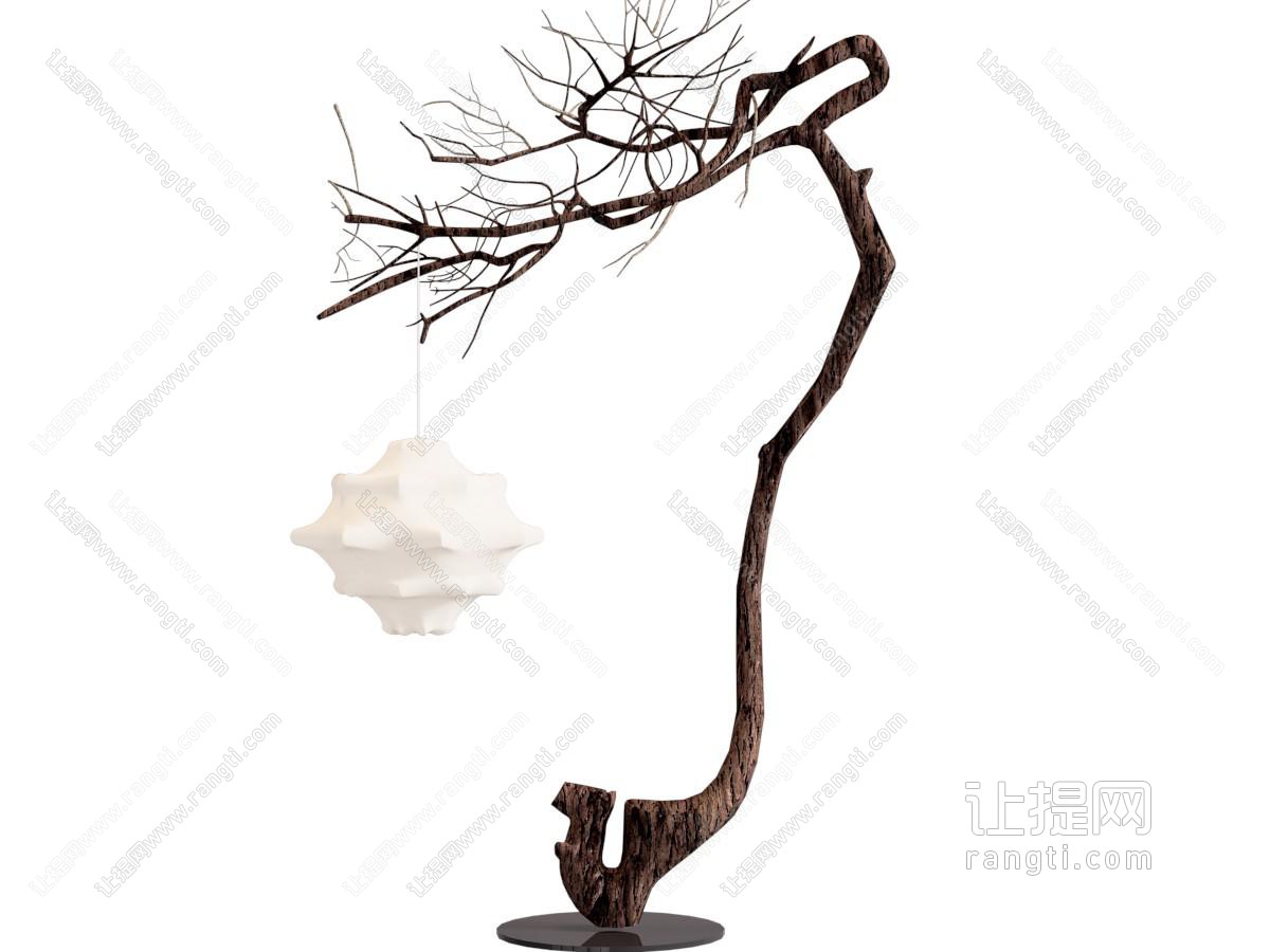 侘寂风落地灯