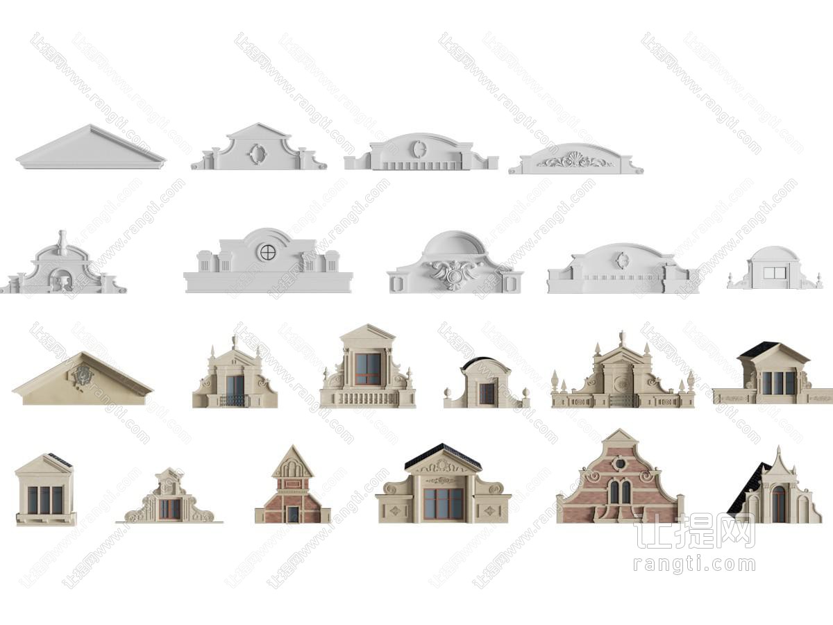 欧式建筑构件