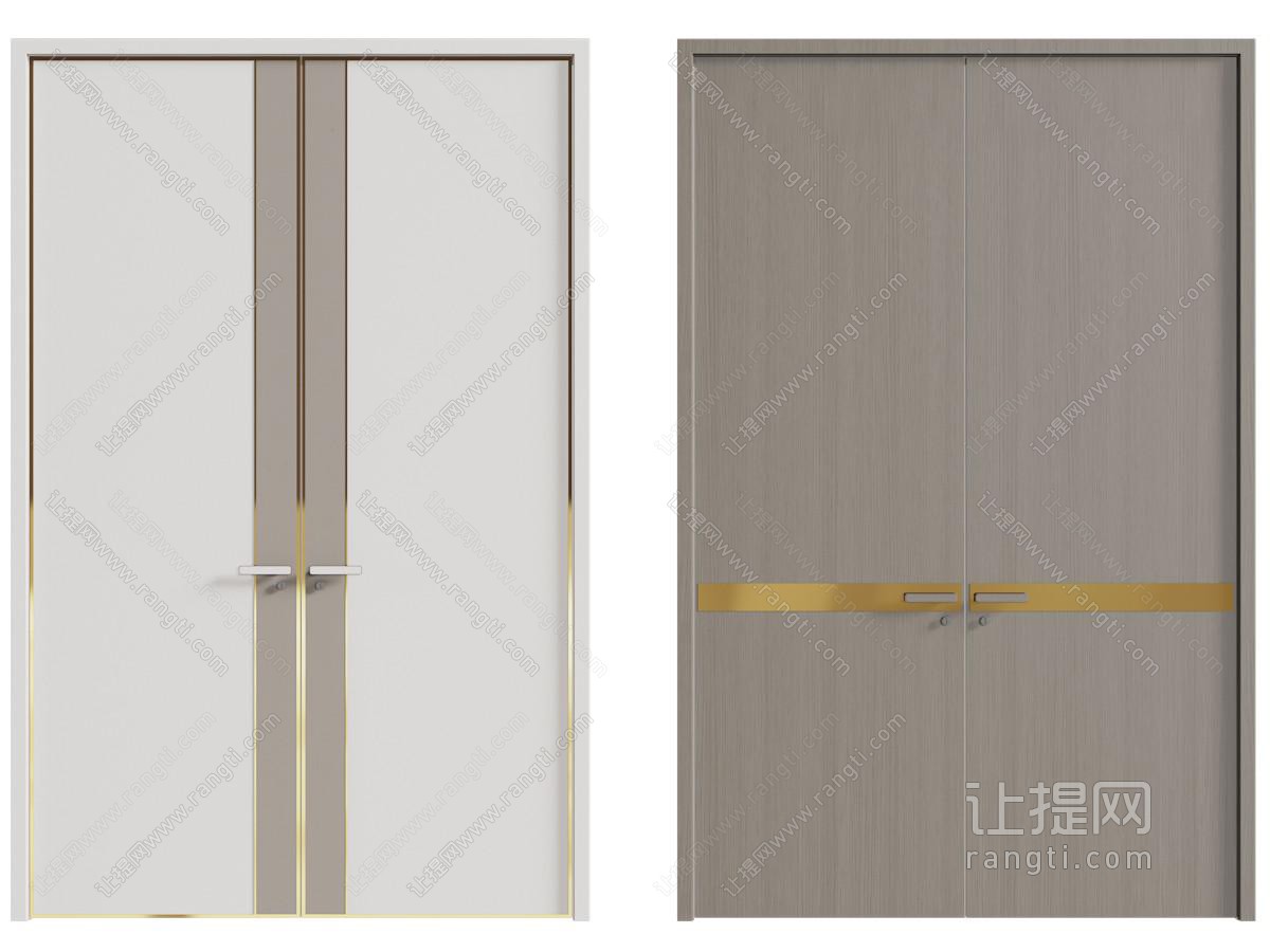 现代双开门 大门