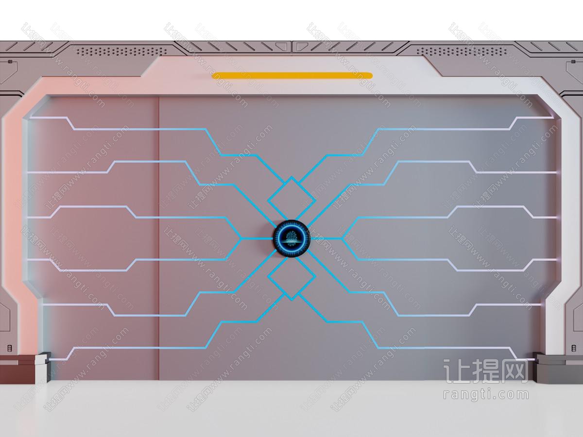 现代科技感大门