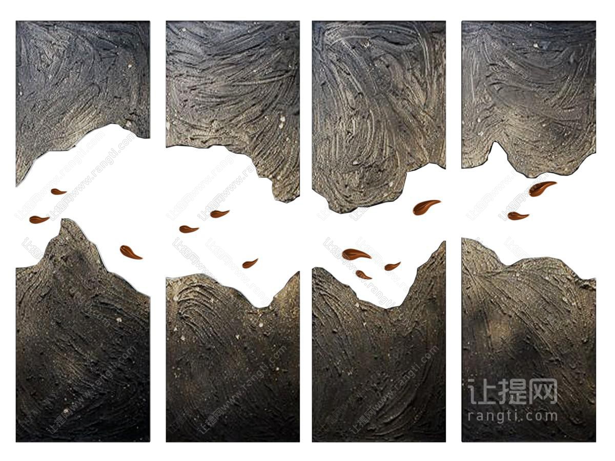 新中式墙饰 背景墙