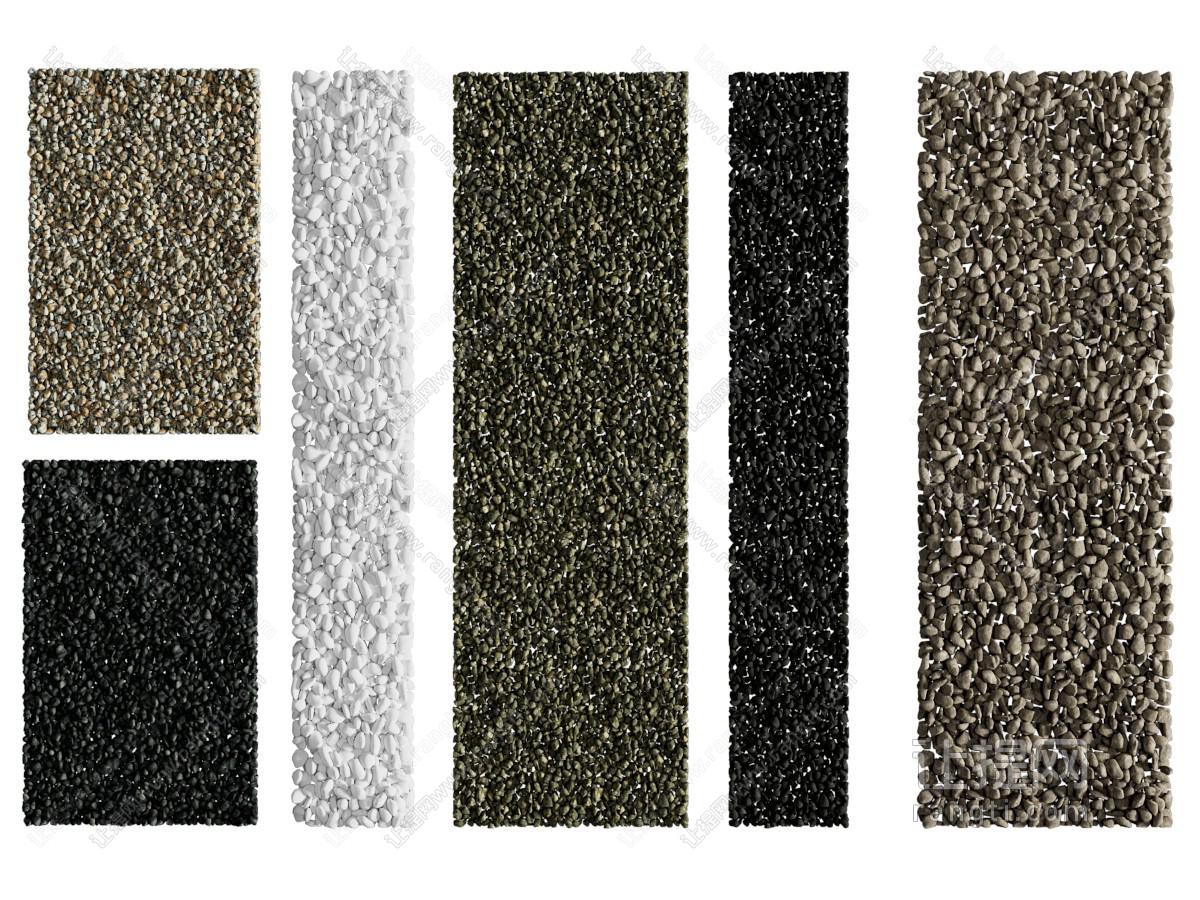 现代石子 鹅卵石 景观石头