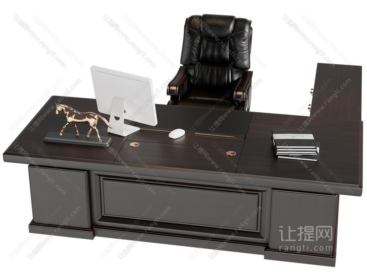 现代老板台 老板桌椅组合