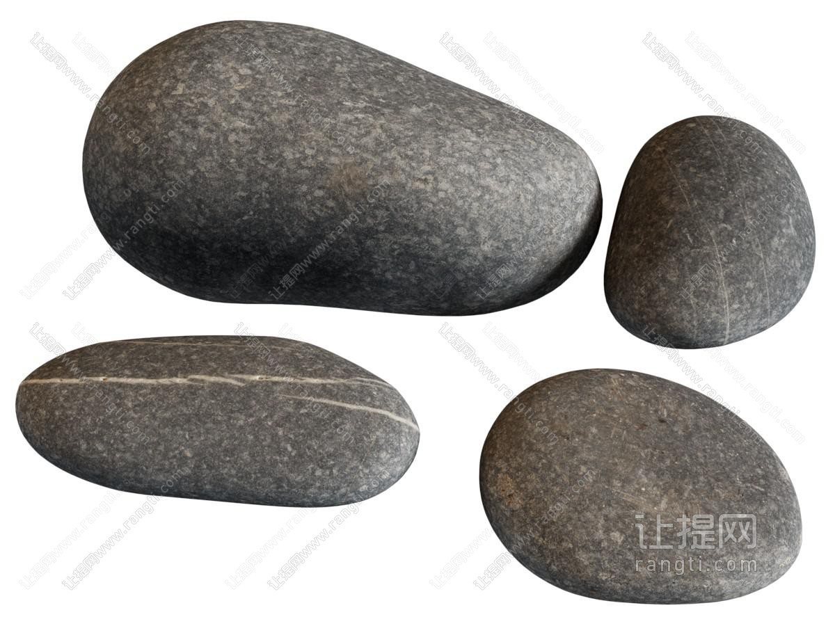现代石头 鹅卵石