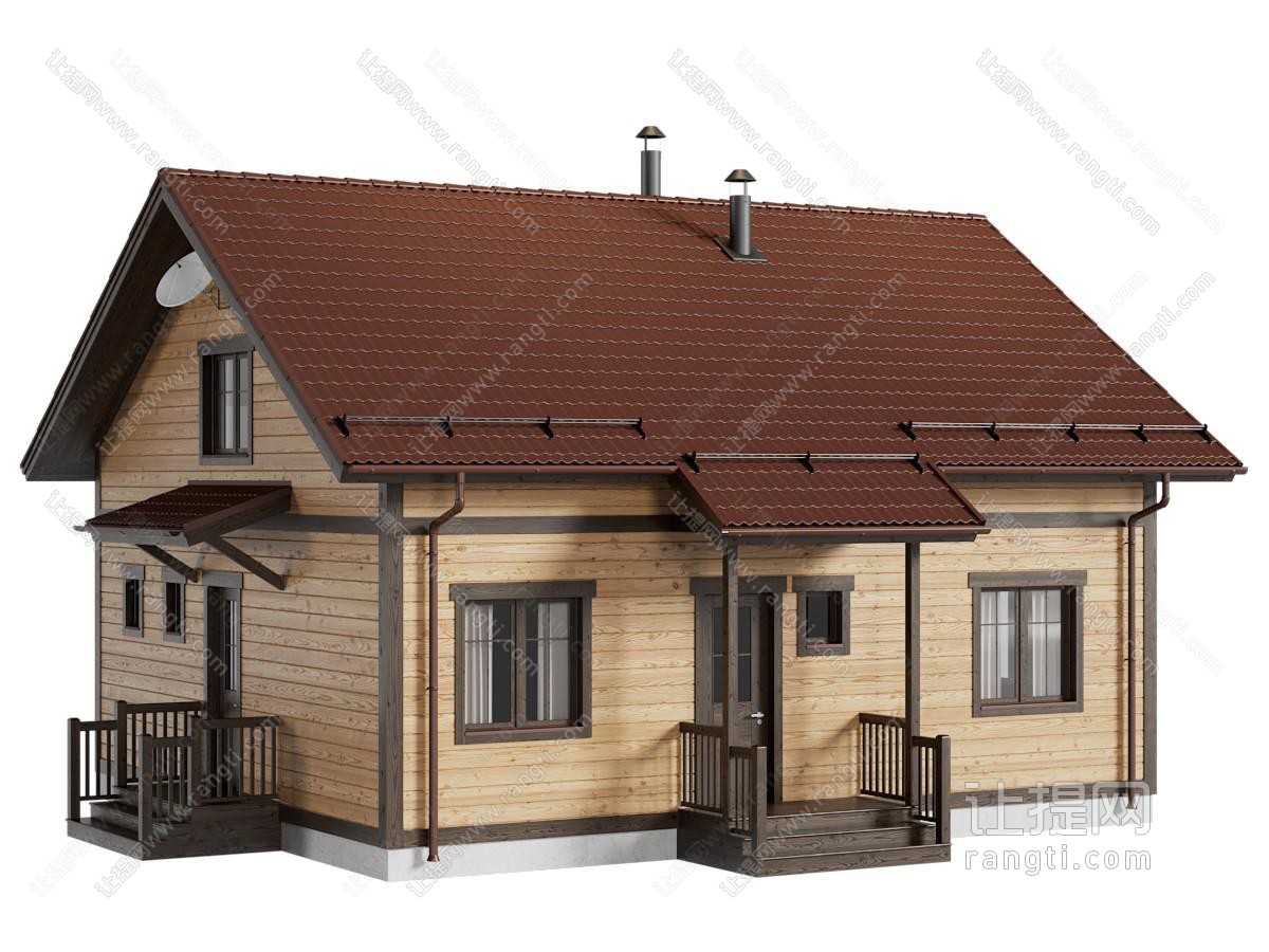 美式小木屋 住宅建筑