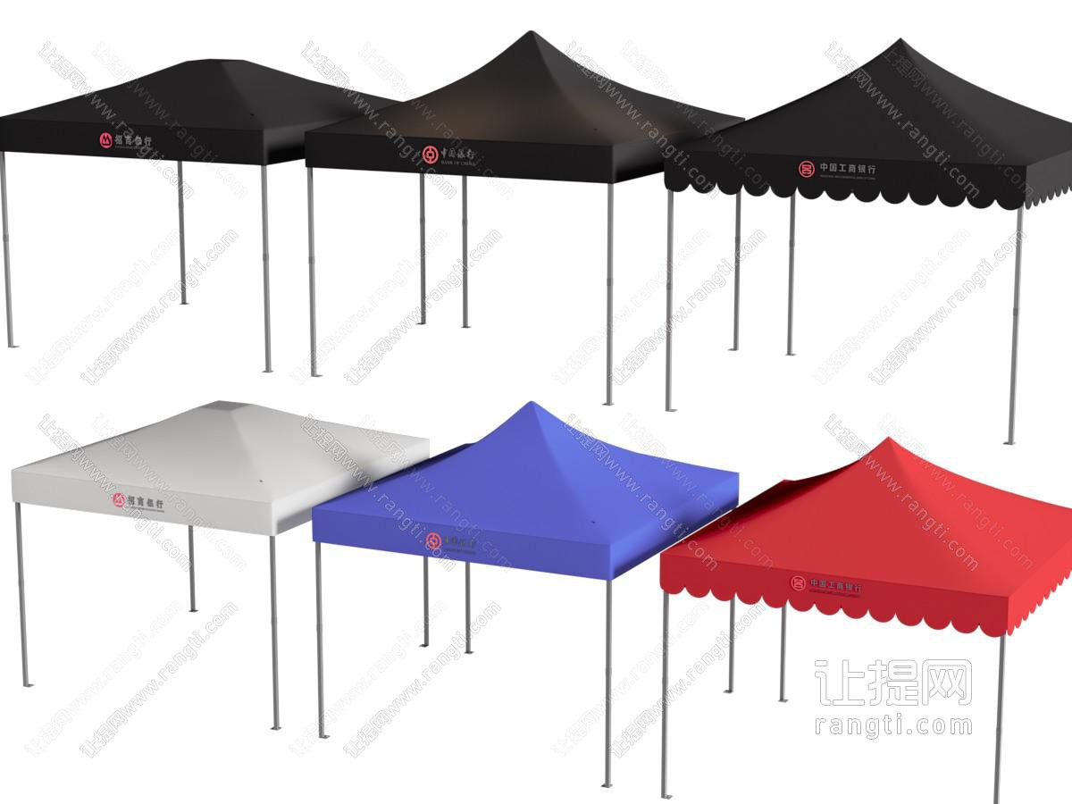 现代棚子 遮阳棚 遮雨棚 帐篷