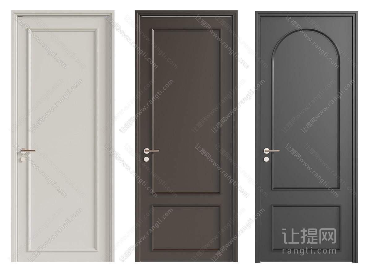 法式木门 平开门 房门