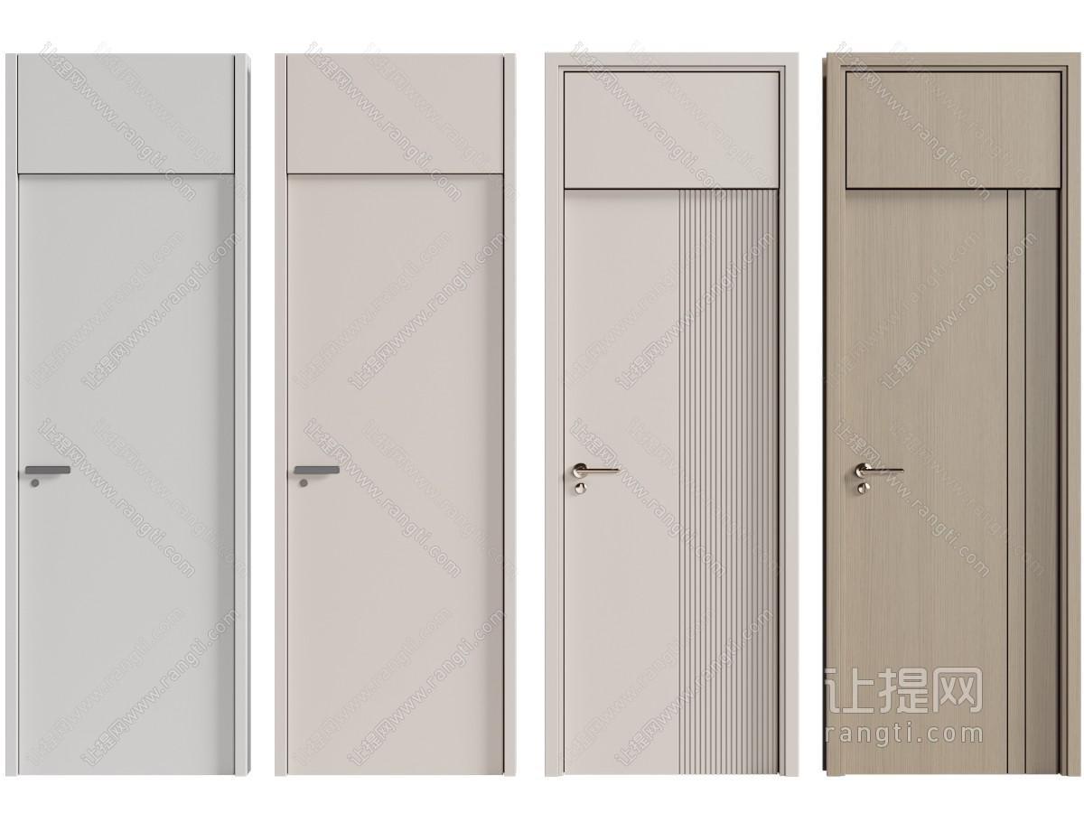 现代木门 平开门 房门
