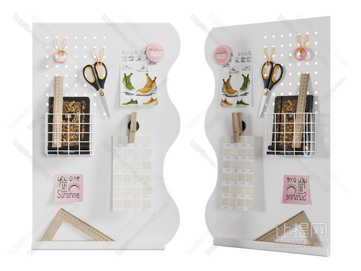 现代洞洞眼墙面收纳架 墙饰