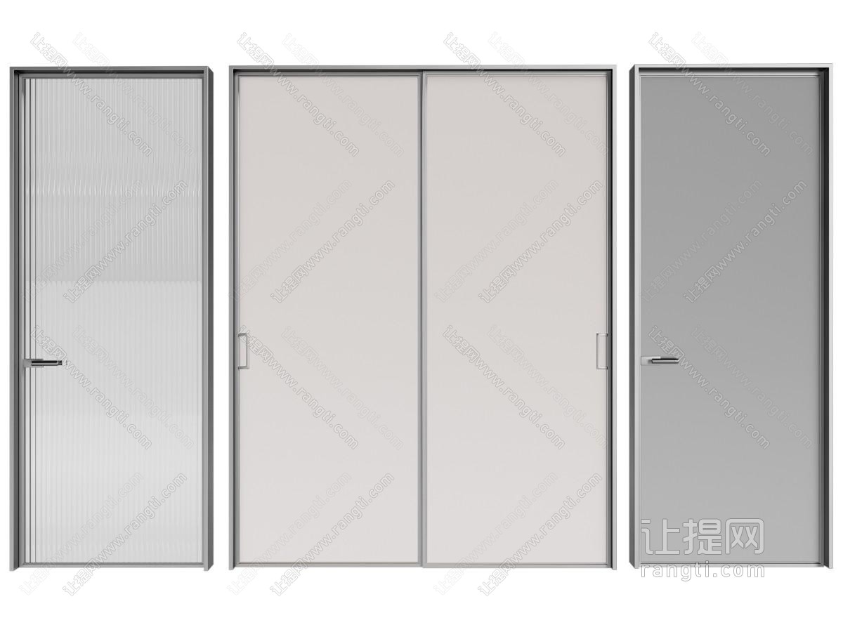 现代平开门 房门 推拉门