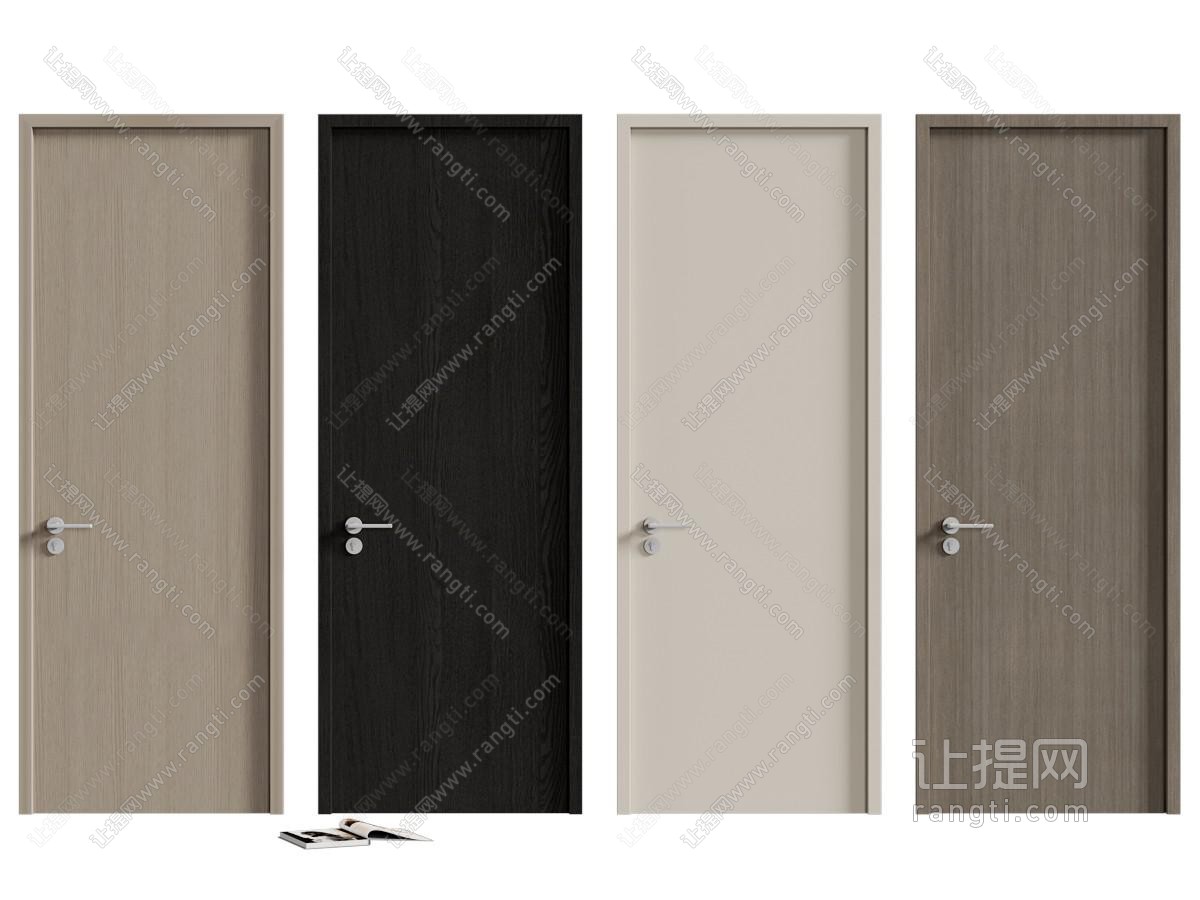 现代木门 房门 平开门