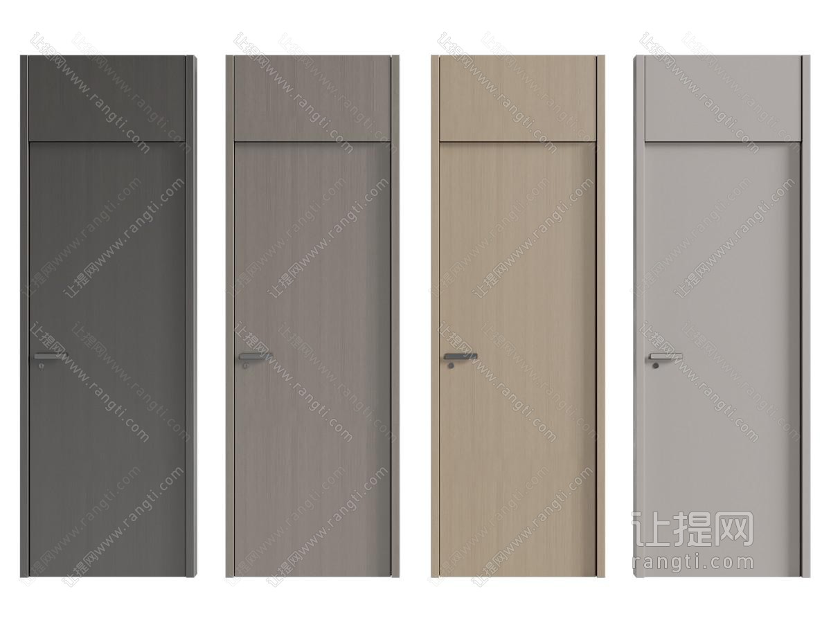 现代木门 平开门 房门