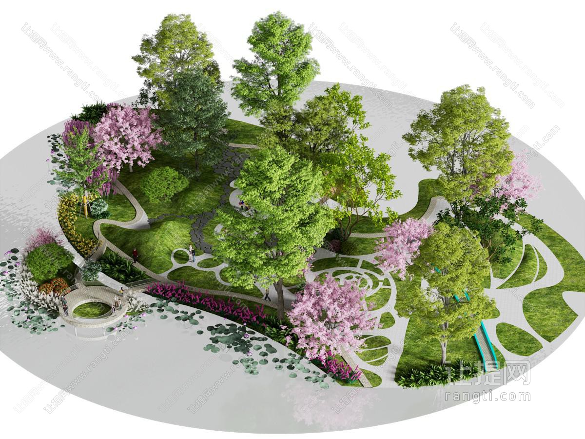现代公园景观园艺小品