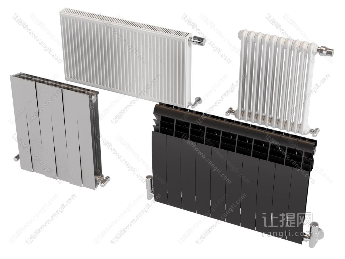 现代暖气片 暖气管