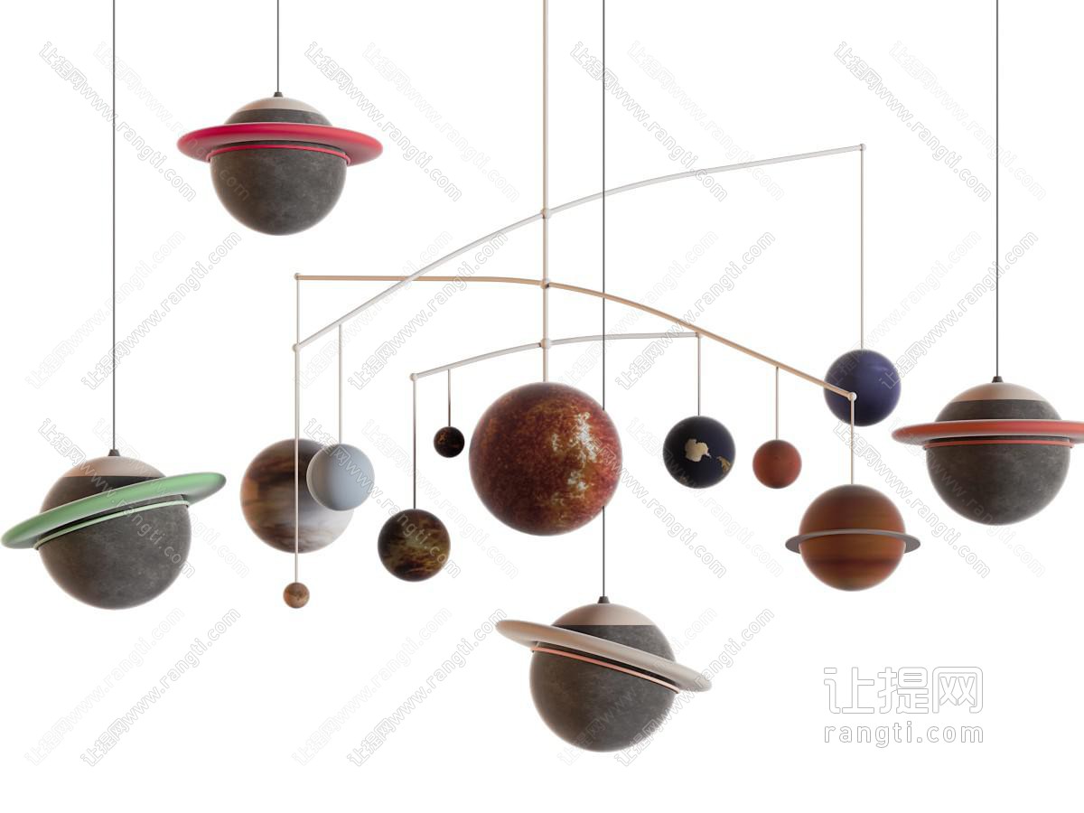 现代星球吊灯