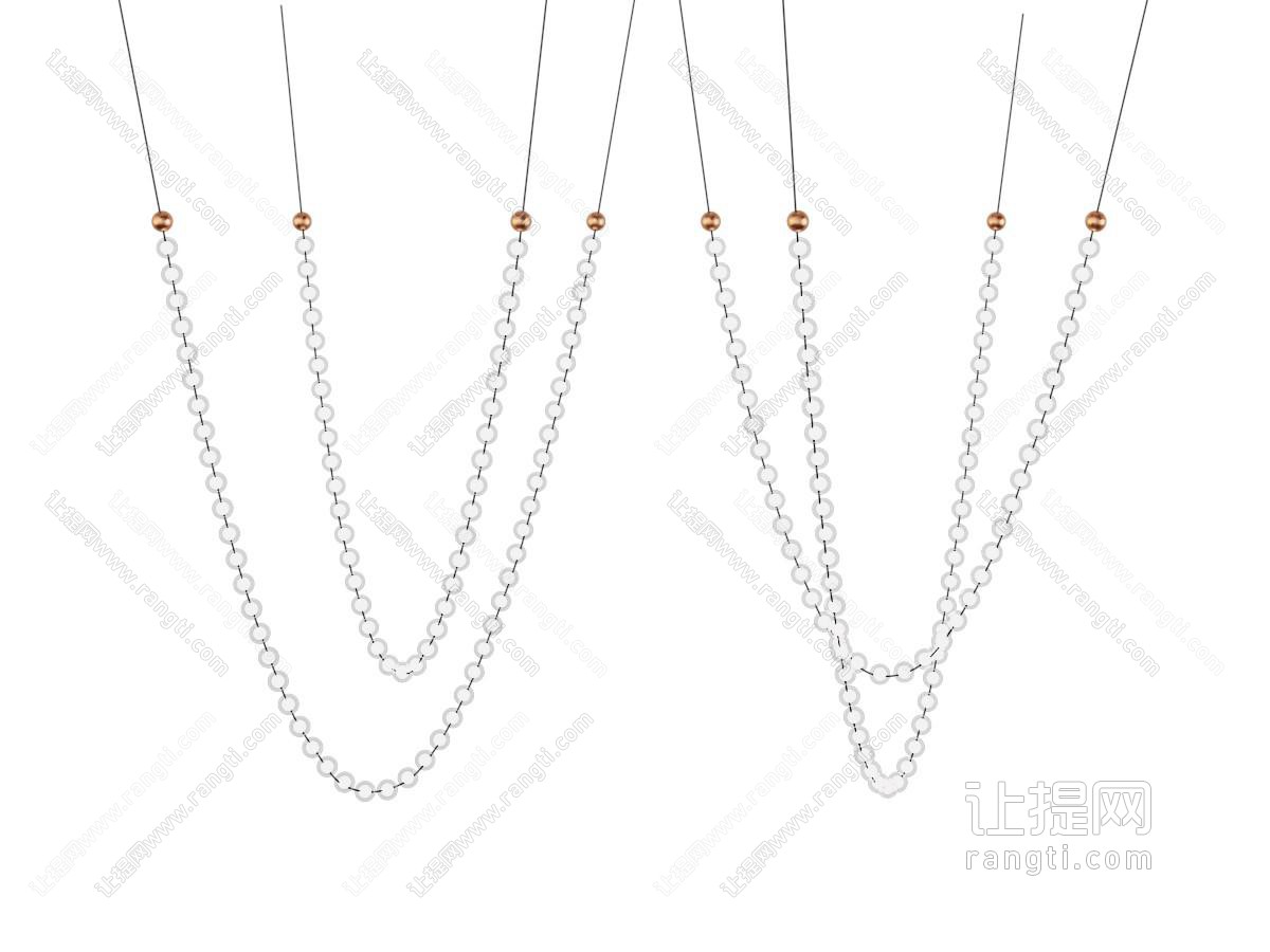 现代串珠项链吊灯