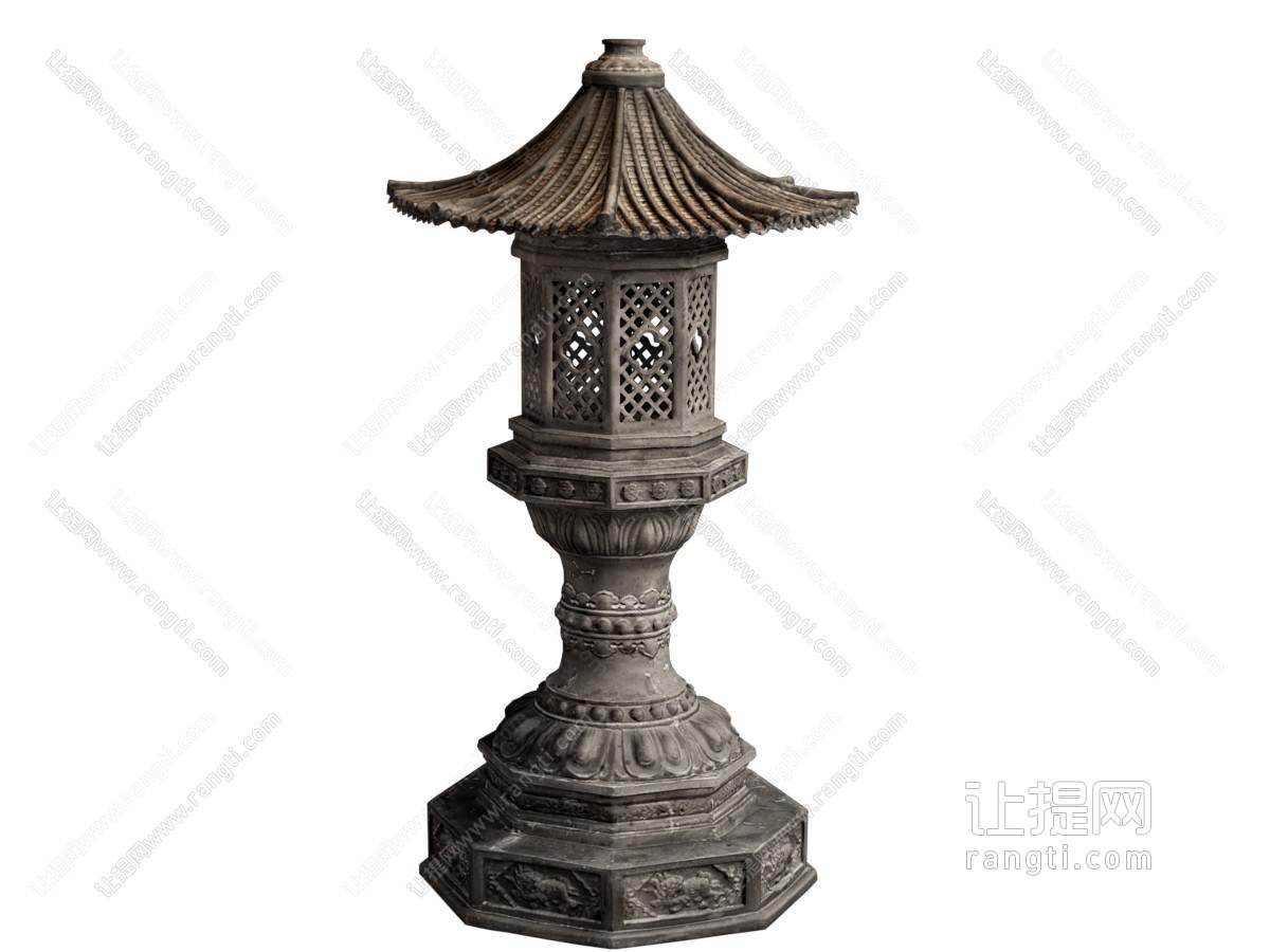 新中式地灯 草坪灯 装饰灯