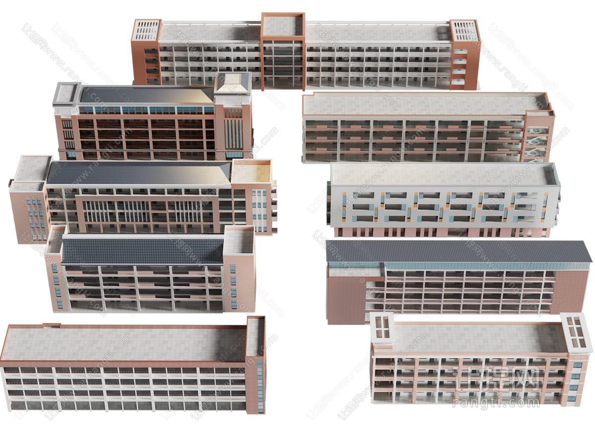 现代商业 市政建筑楼