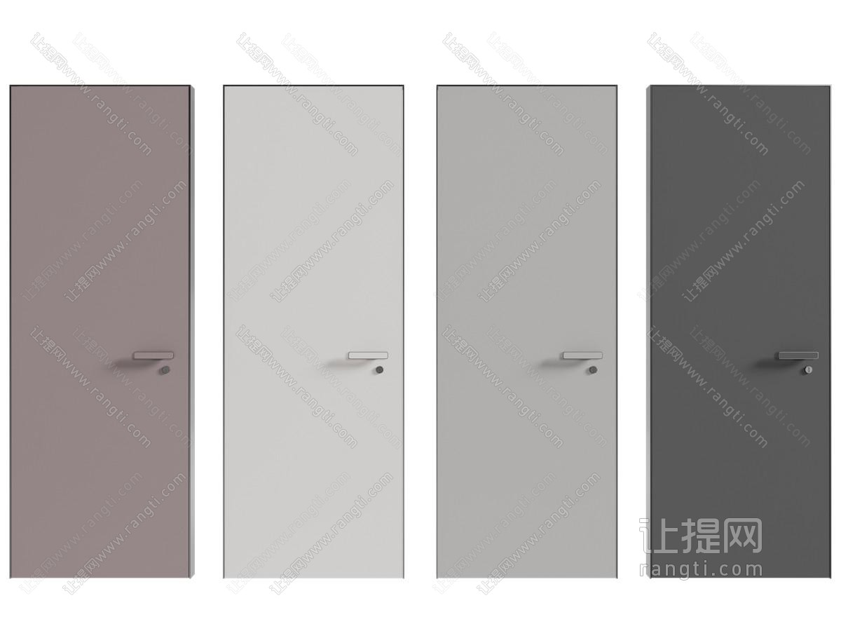 现代木门 房门 平开门