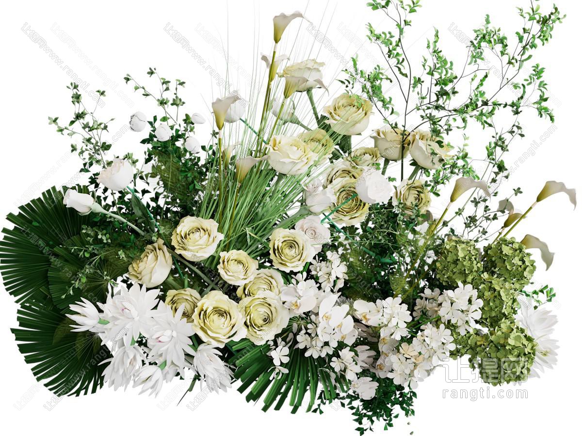 现代玫瑰花 花草 鲜花花束