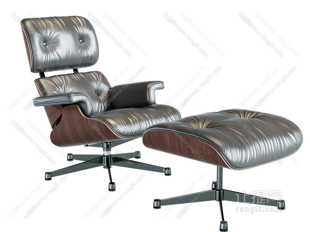 现代躺椅 脚踏 休闲椅子