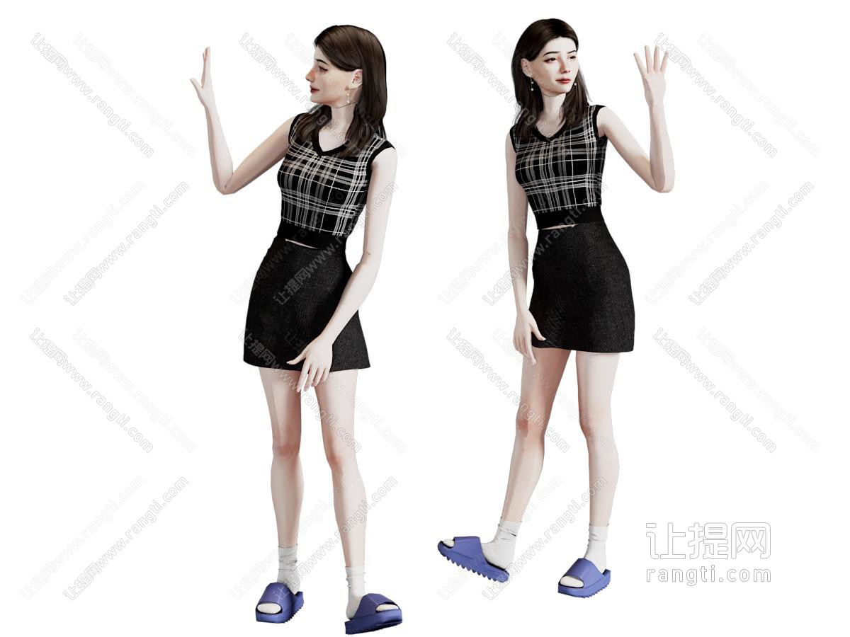 现代女孩 女人 人物
