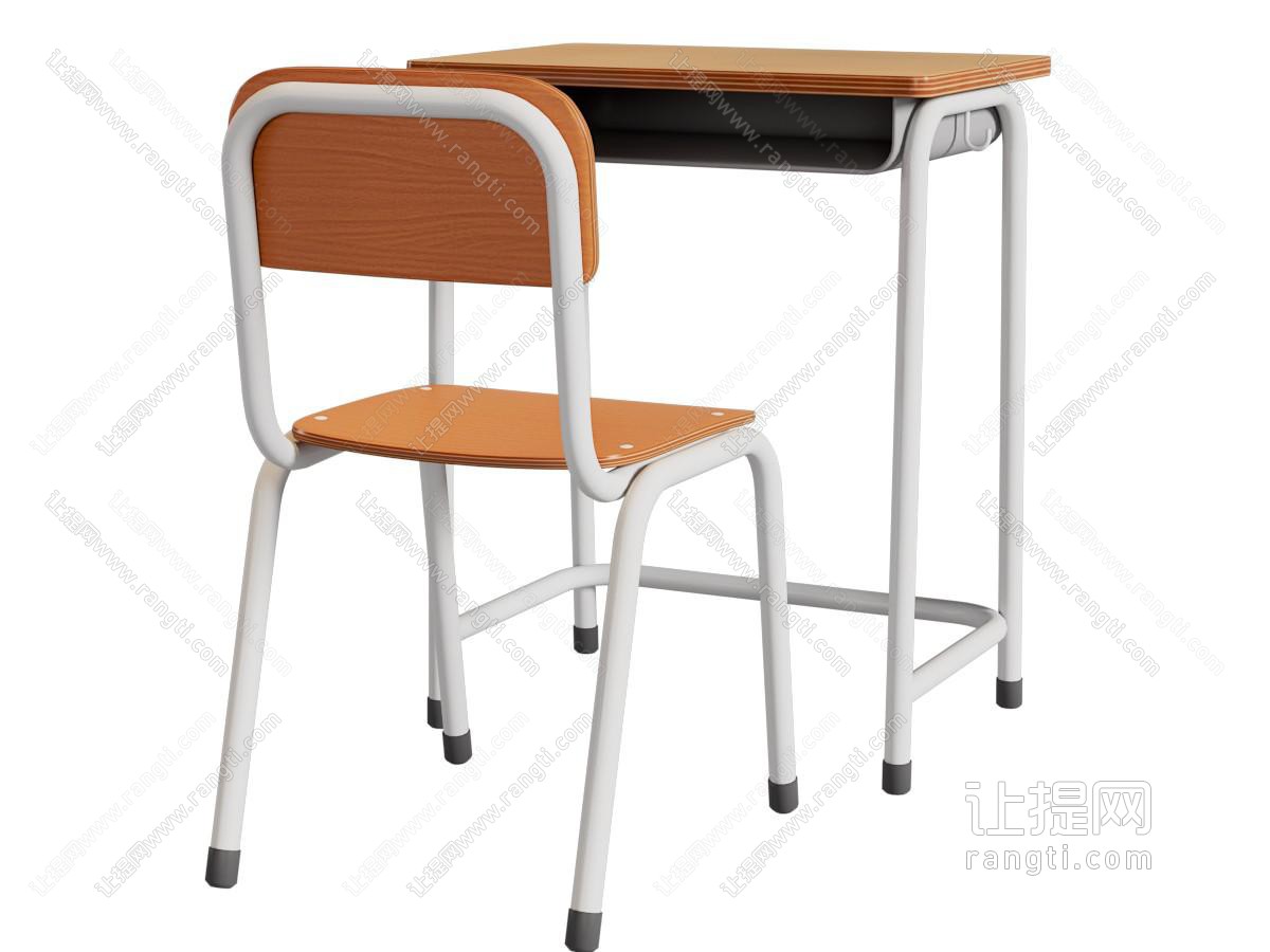 现代学生书桌椅组合