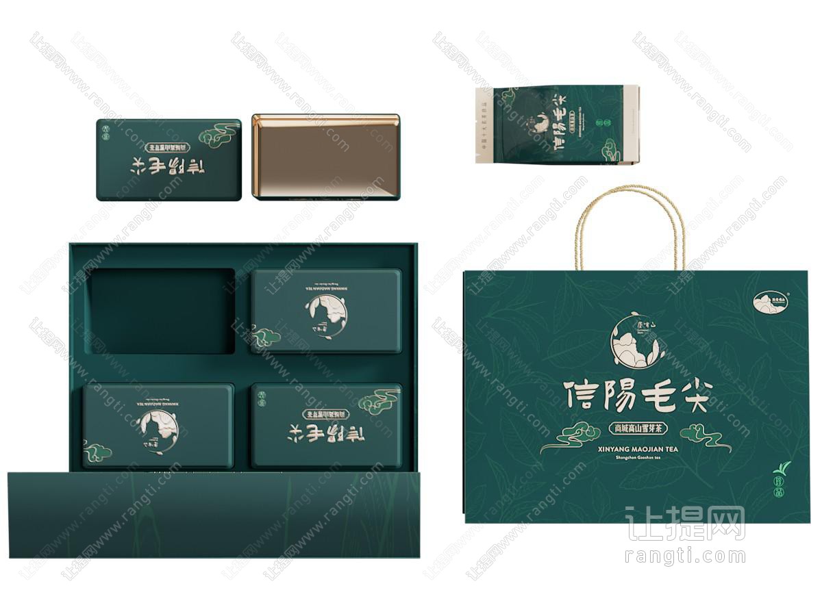现代纸质手袋 礼品盒 手提袋