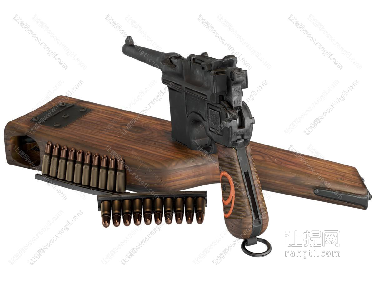 现代手枪 子弹 武器