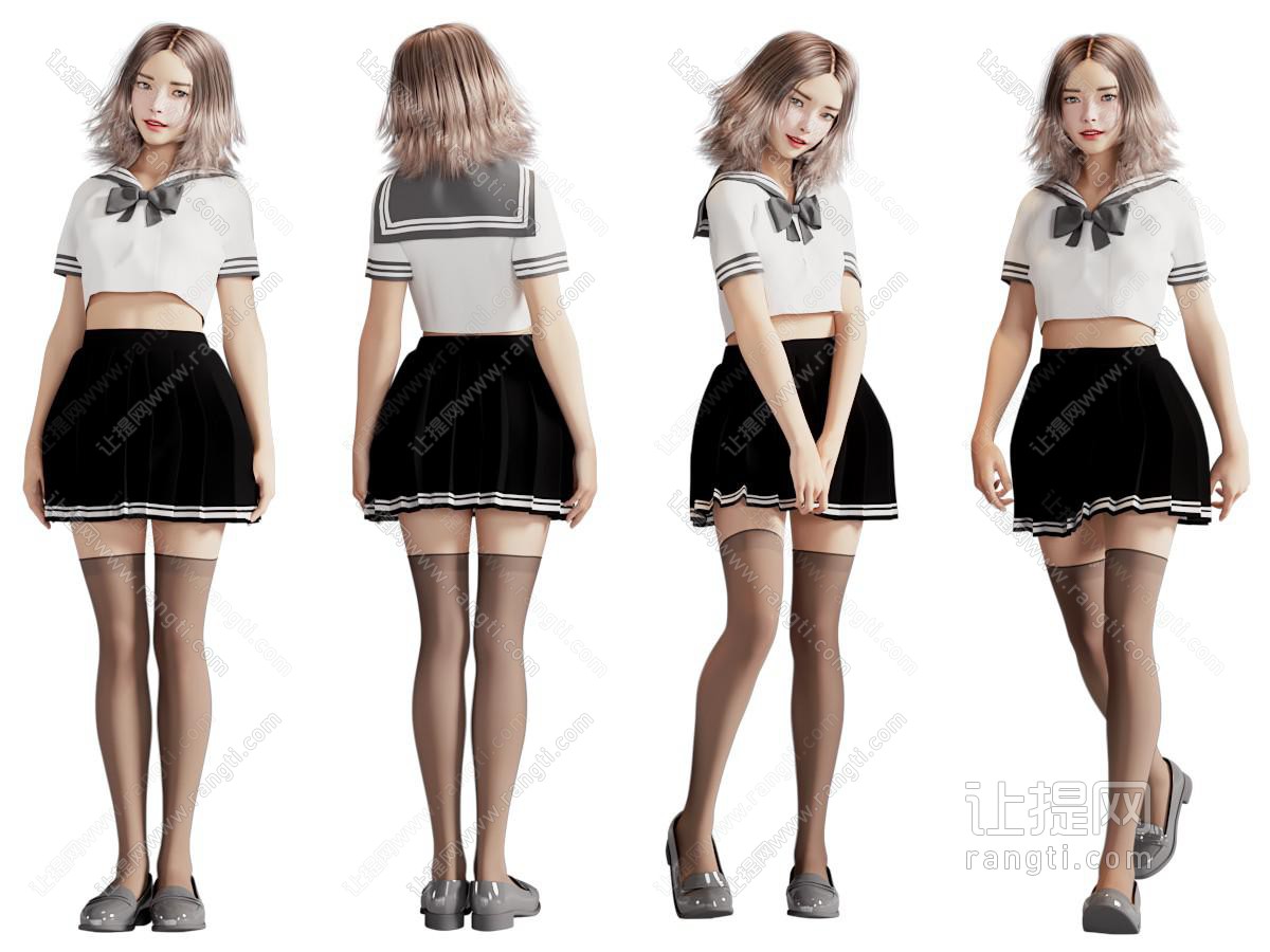 现代女人 女仆 服务员 人物