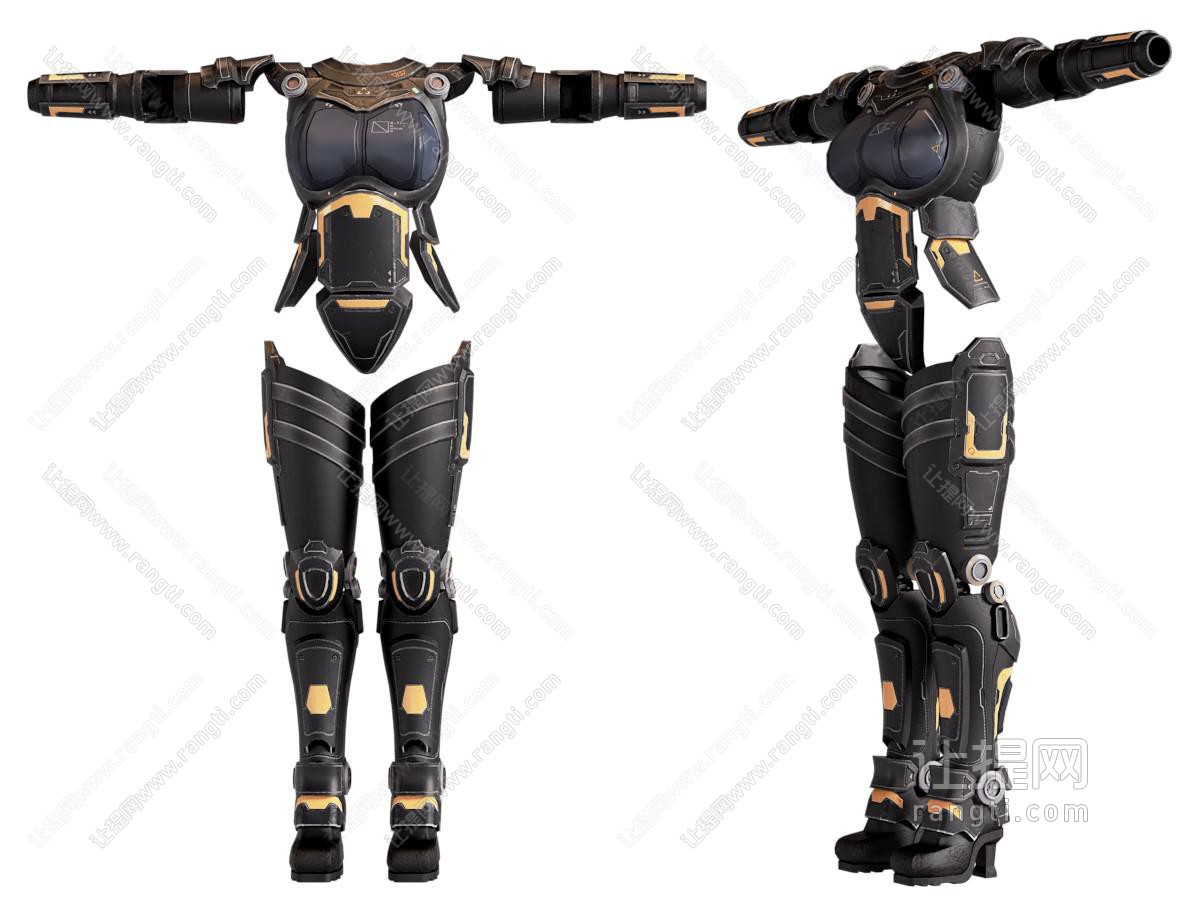 现代机器人盔甲 女士盔甲