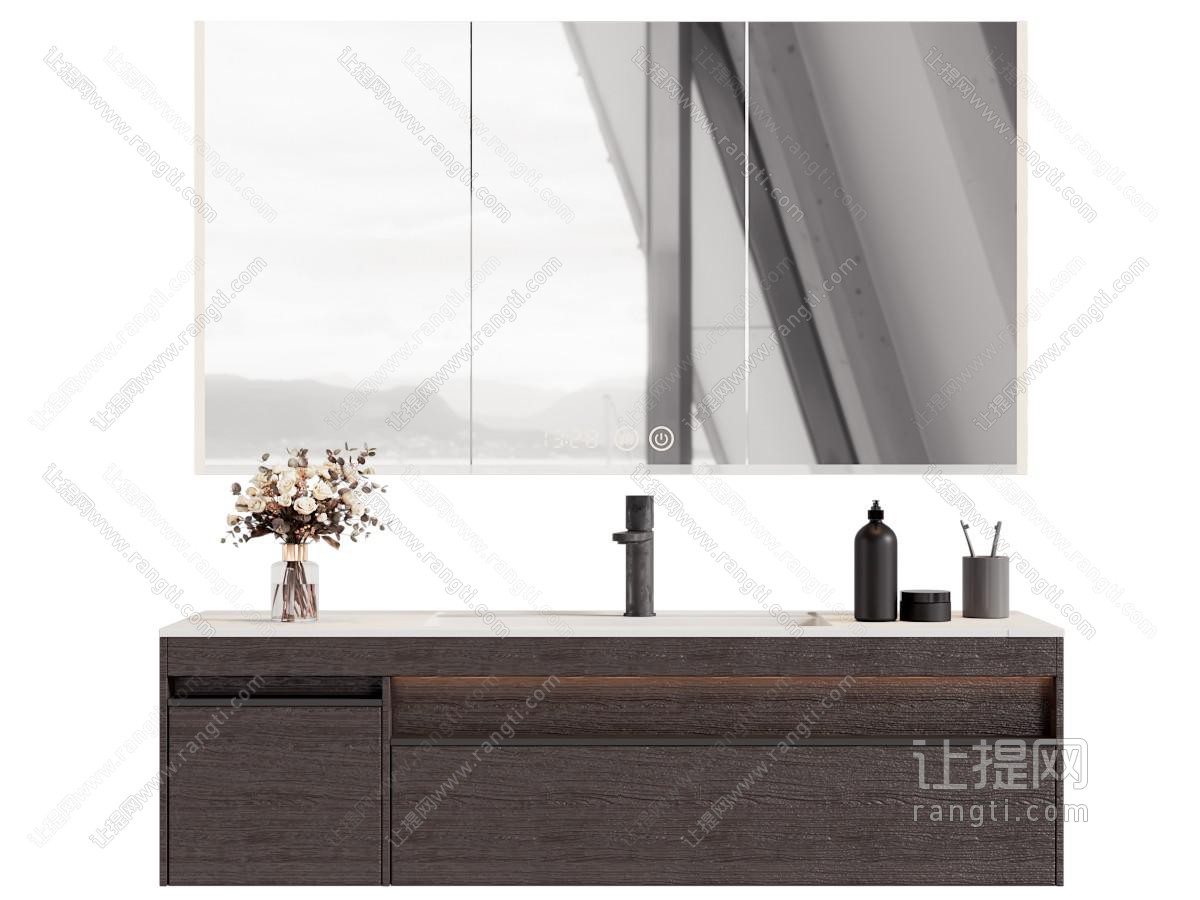 现代洗手台 镜柜 浴室柜 卫浴柜