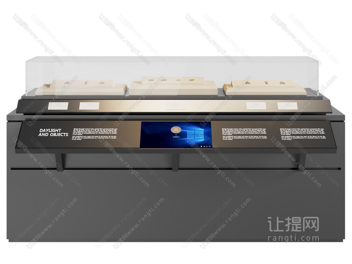 现代专业展台 文物展柜