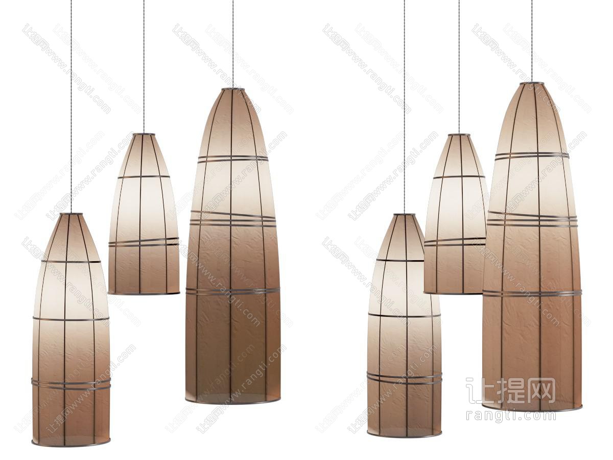 现代垂线吊灯