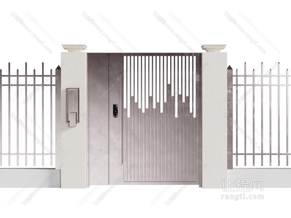 新中式庭院铁艺大门