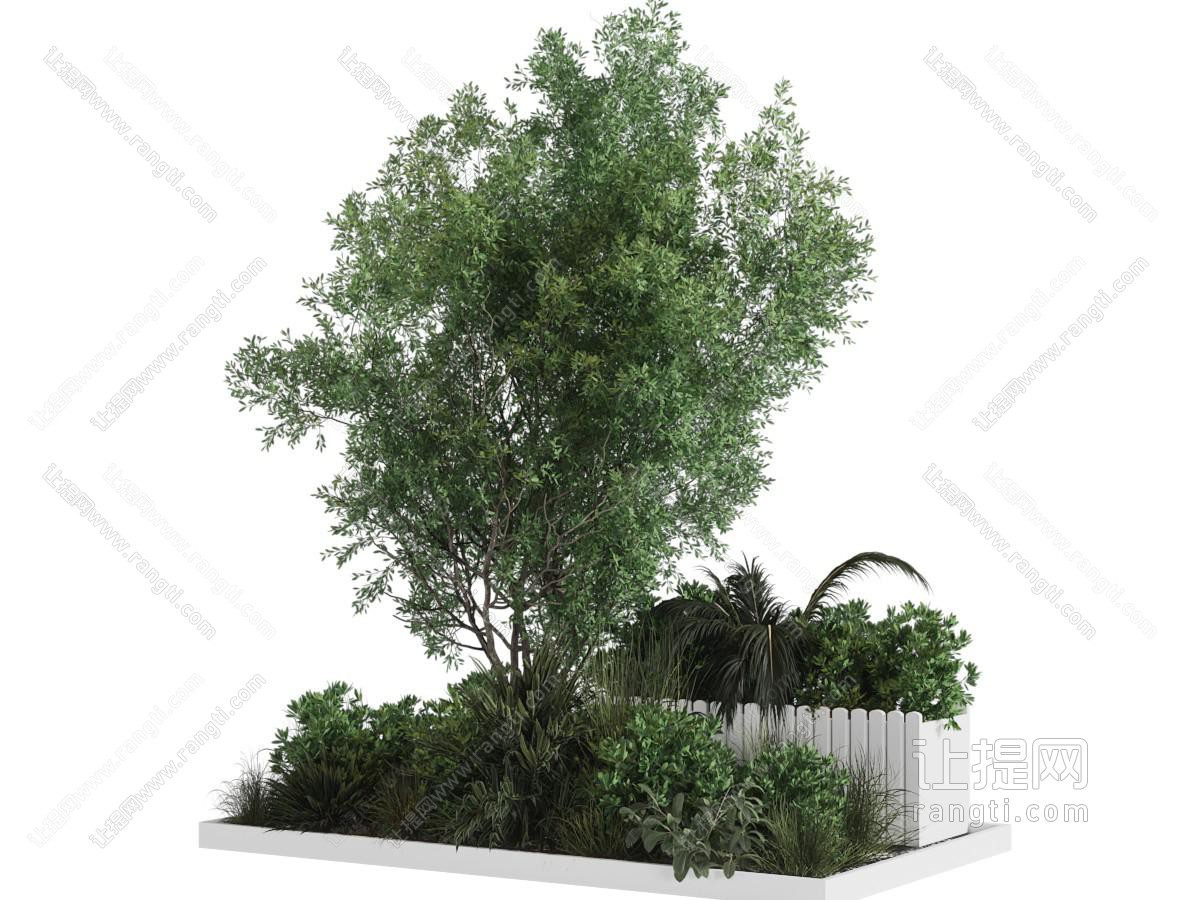 现代花坛花箱树木花草景观园艺小品