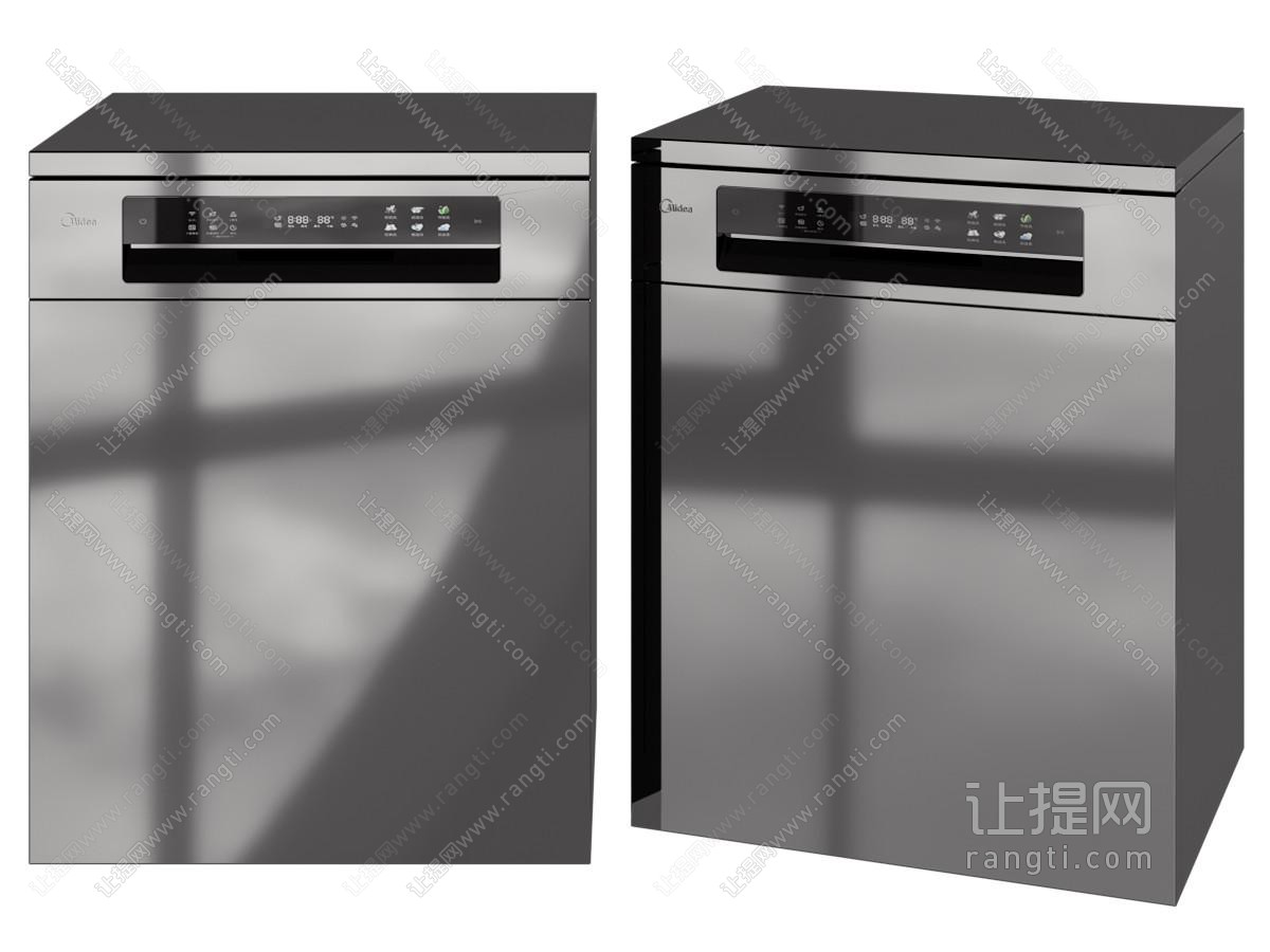 现代洗碗机 厨房电器