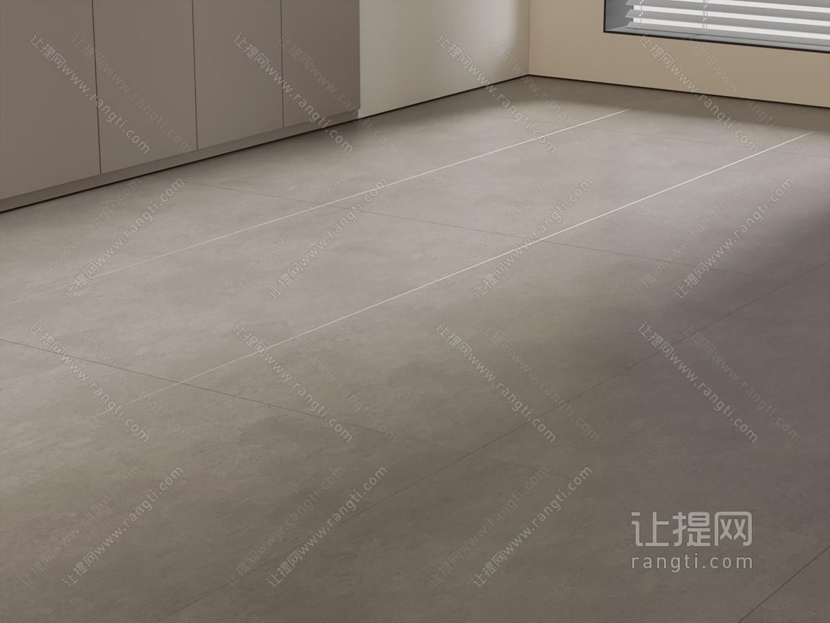 现代水泥地板 哑光瓷砖地面拼花