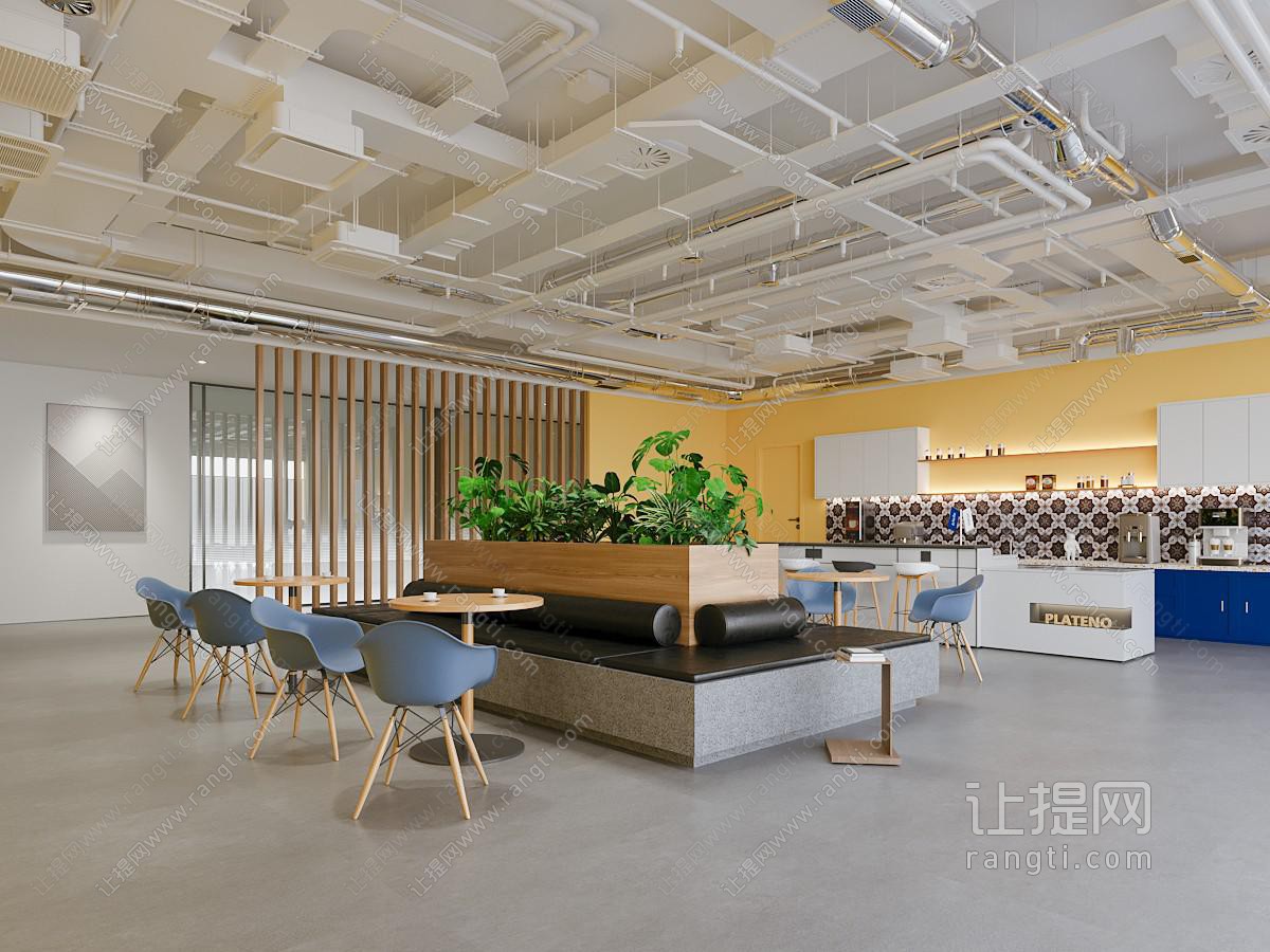 工业风loft咖啡厅
