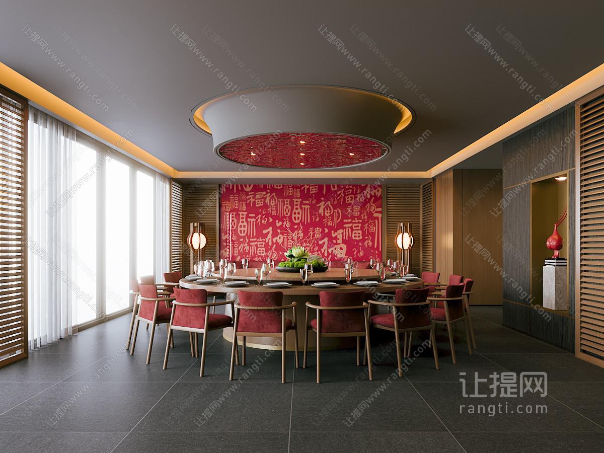 新中式酒店包厢包间
