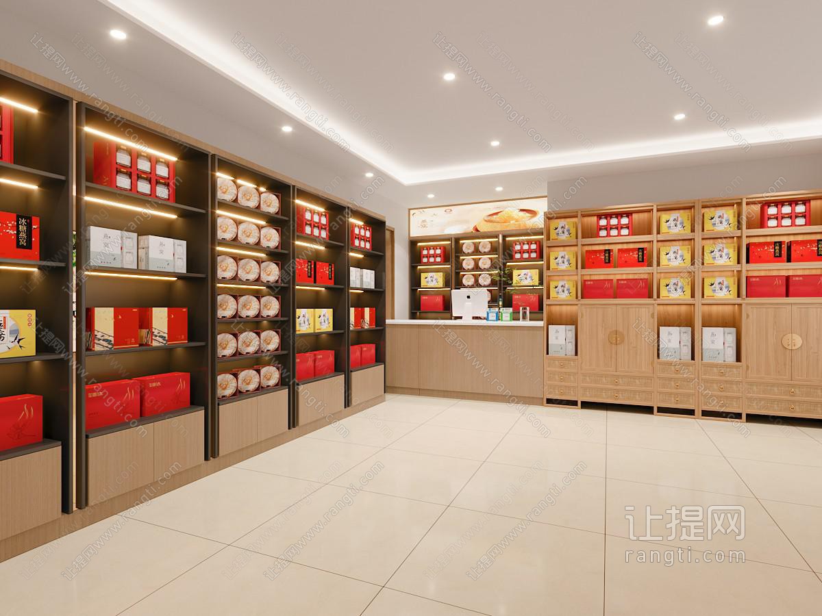 现代茶叶专卖店