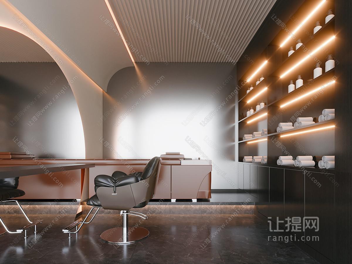 现代理发店 头疗馆洗发区