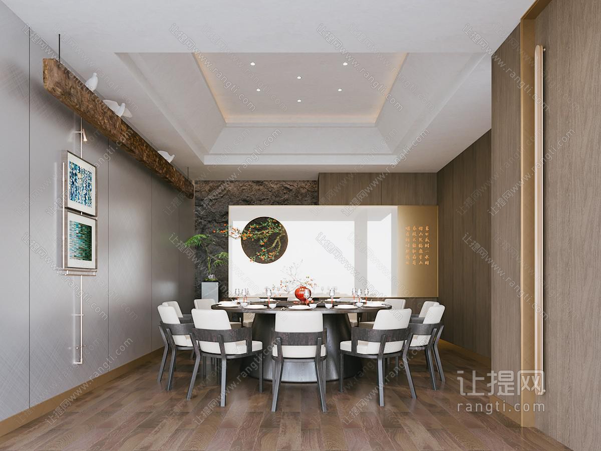 新中式酒店包厢包间